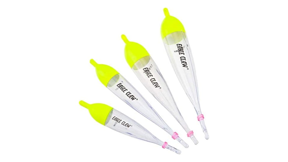 Eagle Claw Steelhead Float,Clear w/Red And Yellow Top-3.25in FSHCLRY-35