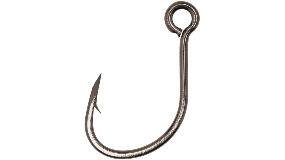 Eagle Claw Trokar Inline Hook, Black, Size 7/0, 4 per Pack, TK21-7/0