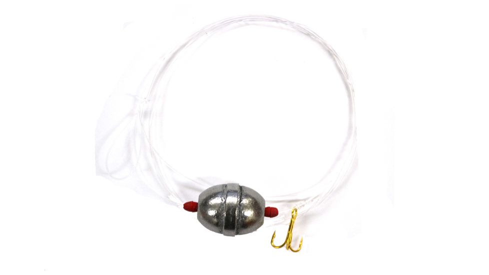 Eagle Claw Trout Bait Rig w/Sliding Steel Egg Sinker,Gold,Size 16 06040-016