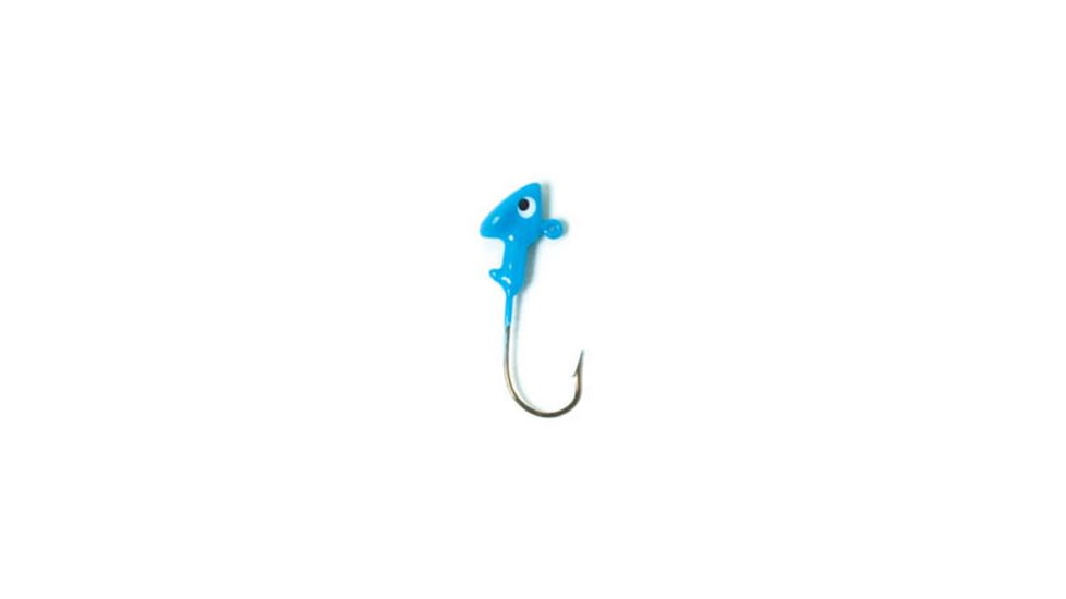 Eagle Claw Walleye Jig Hook,Size 1/8oz,Blue Uv ECJH18-BUV