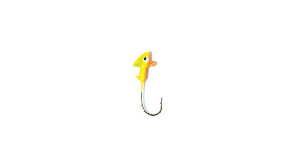 Eagle Claw Walleye Jig Hook,Size 1/8oz,Chart/Orange ECJH18-CHOR