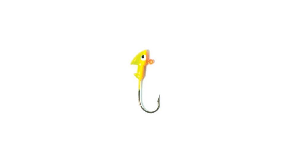 Eagle Claw Walleye Jig Hook,Size 3/8oz,Chart/Orange ECJH38-CHOR