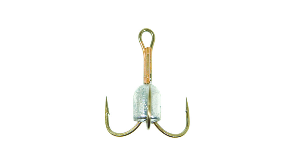 Eagle Claw Weighted Treble Hook,Size 6/0,Bulk LSHTW-6/0