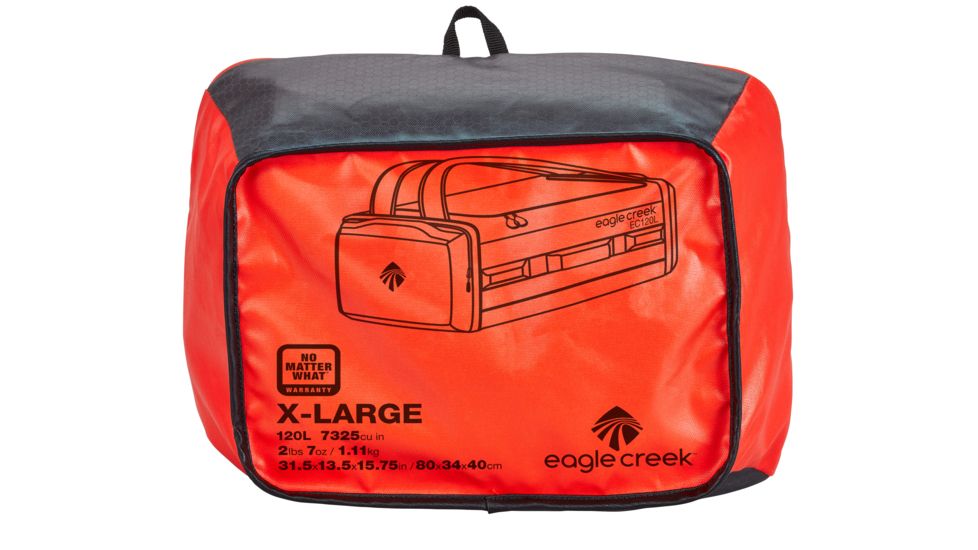 Eagle Creek Cargo Hauler Duffel, Flame/Asphalt, 120L, EC020586242