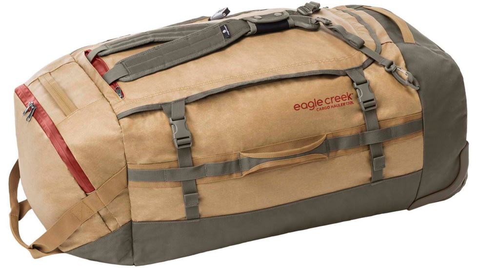 Eagle Creek Cargo Hauler Wheeled 130L Duffel Bag, Safari Brown, 130L, EC020305210