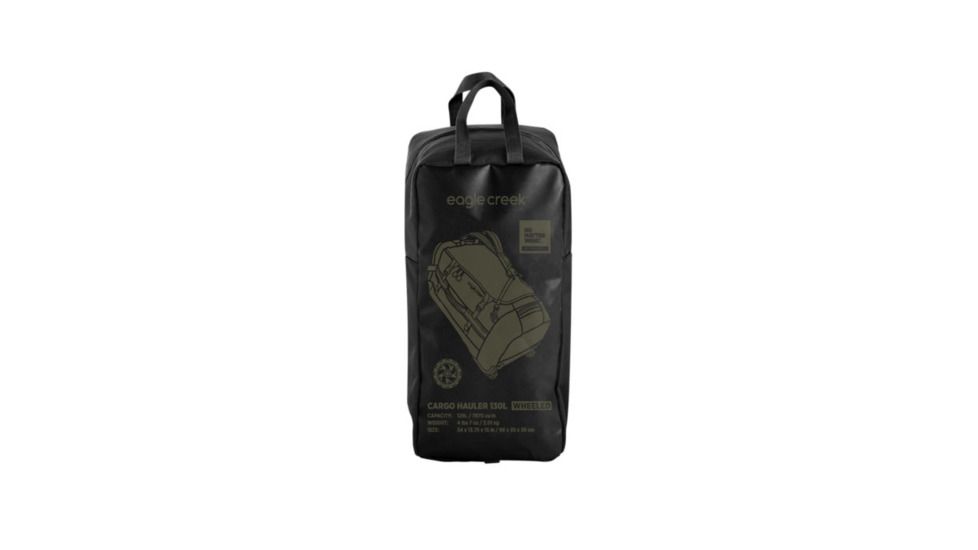Eagle Creek Cargo Hauler Wheeled Duffel 130L, Jet Black, EC0A48Y1281