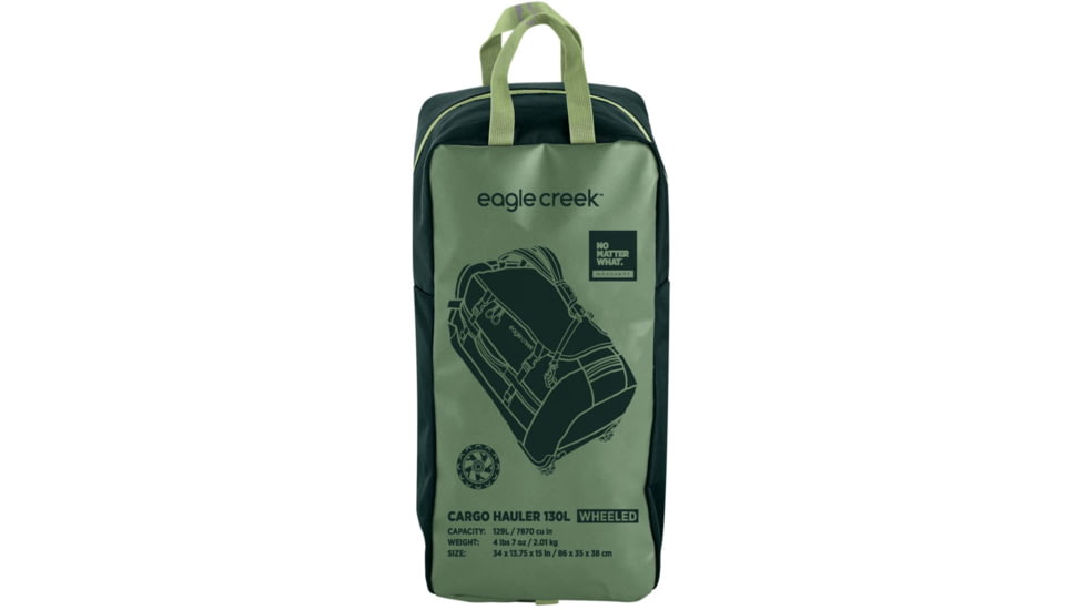 Eagle Creek Cargo Hauler Wheeled Duffel 130L, Mossy Green, EC0A48Y1326OS