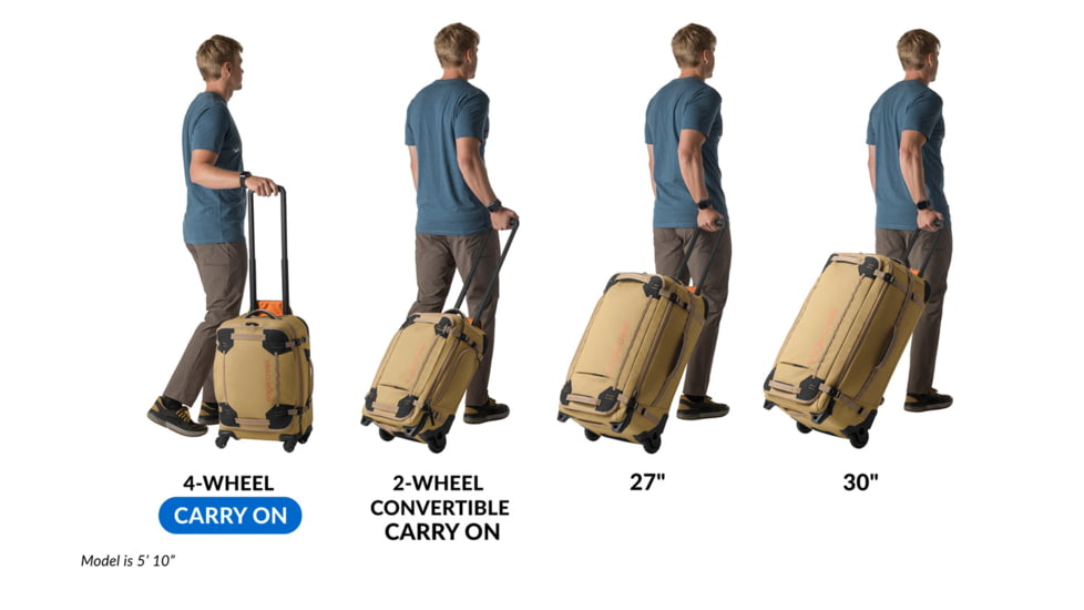 Eagle Creek Gear Warrior XE 4 Wheeled Carry-On Luggage, Sand Dune, EC030402314