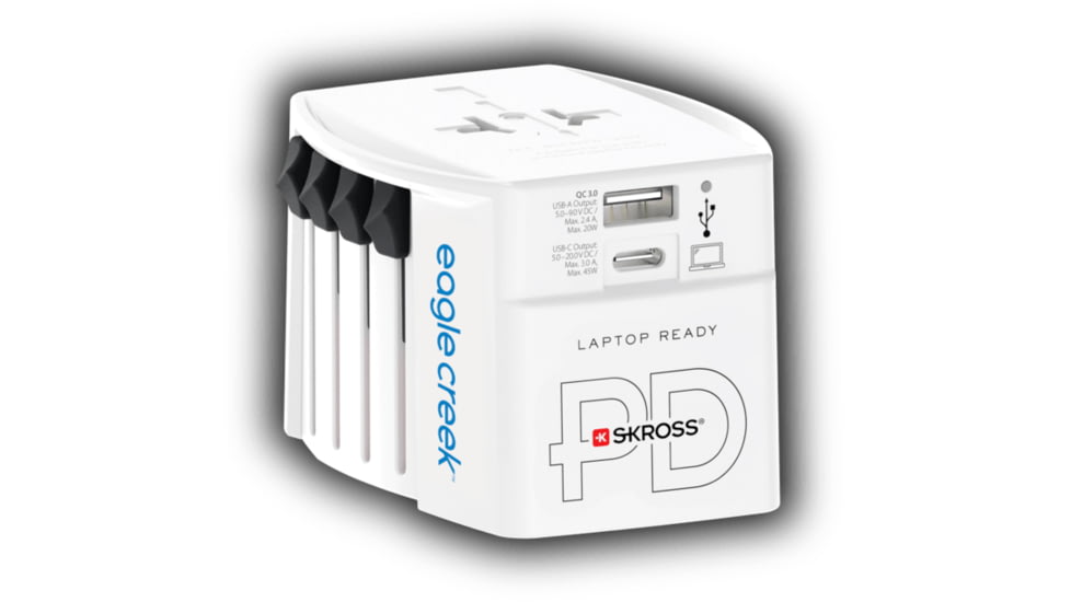 Eagle Creek Global Travel 45W Adapter, White, One Size, EC010407128