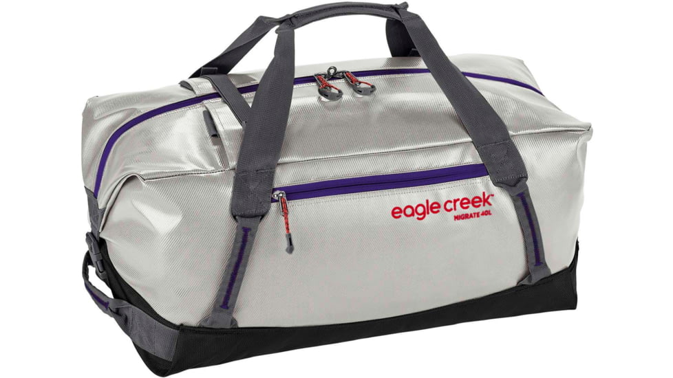 Eagle Creek Migrate 40L Duffel Bag, Silver, 40L, EC0A5EKF015