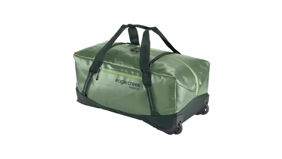 Eagle Creek Migrate Wheeled Duffel 110L, Mossy Green, One Size, EC0A3XVZ326