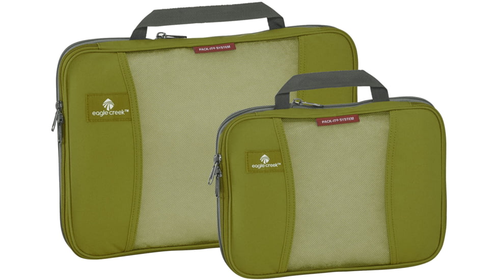 Eagle Creek Pack-It Compression Cube Set-Fern Green