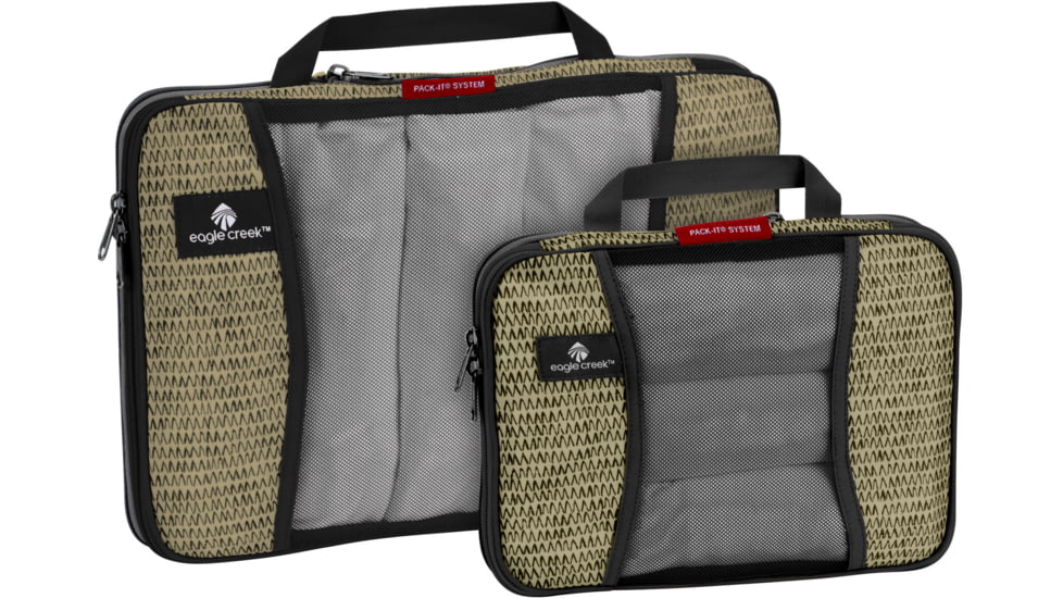Eagle Creek Pack-It Compression Cube Set-Repeak Tan