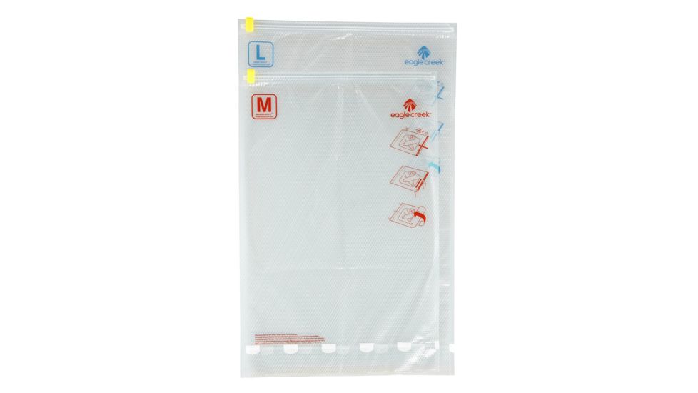 Eagle Creek Pack-It Compression Sac Set, Clear/F/B, M/L, EC040119241