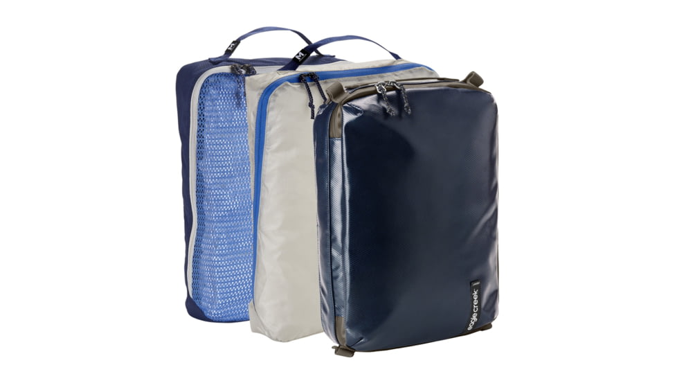 Eagle Creek Pack-It Cube Mixed Set, Rush/Aizome, Medium, EC0A496G421