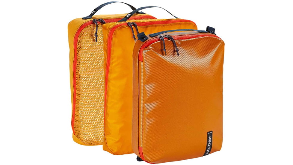 Eagle Creek Pack-It Cube Mixed Set, Sahara Yellow, Medium, EC0A496G299