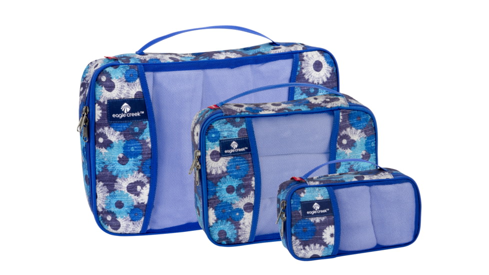 Eagle Creek Pack-It Cube Set-Daisy Chain Blue