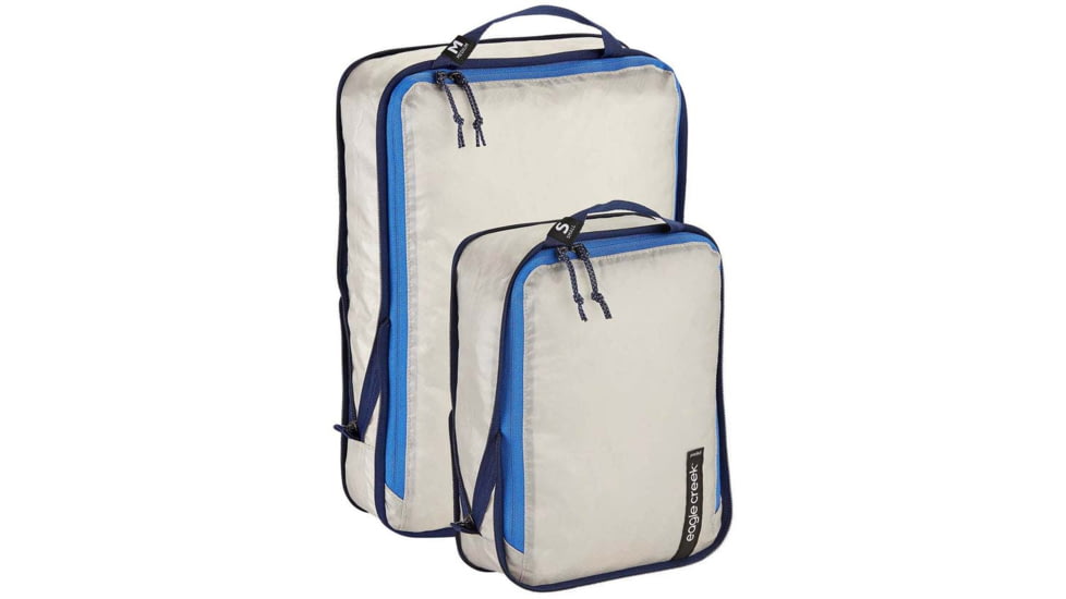 Eagle Creek Pack-It Isolate Compression Cube Set, Az Blue/Grey, Small/Medium, EC0A496N340