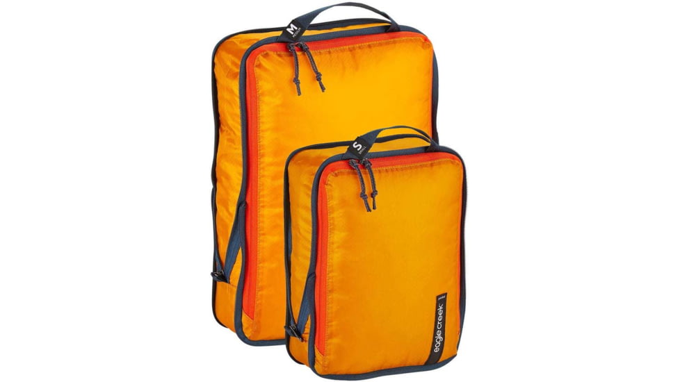 Eagle Creek Pack-It Isolate Compression Cube Set, Sahara Yellow, Small/Medium, EC0A496N299