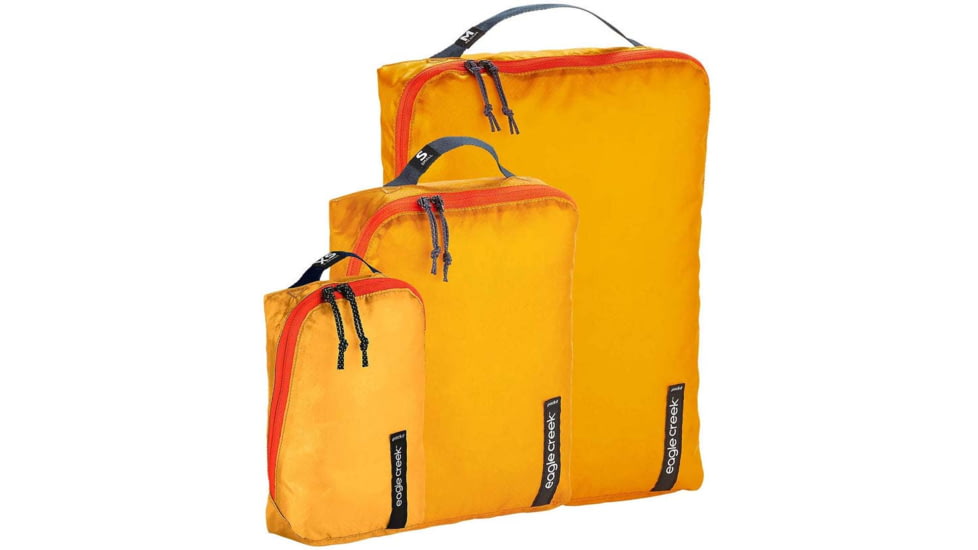 Eagle Creek Pack-It Isolate Cube Set, Sahara Yellow, Extra Small/Small/Medium, EC0A496D299