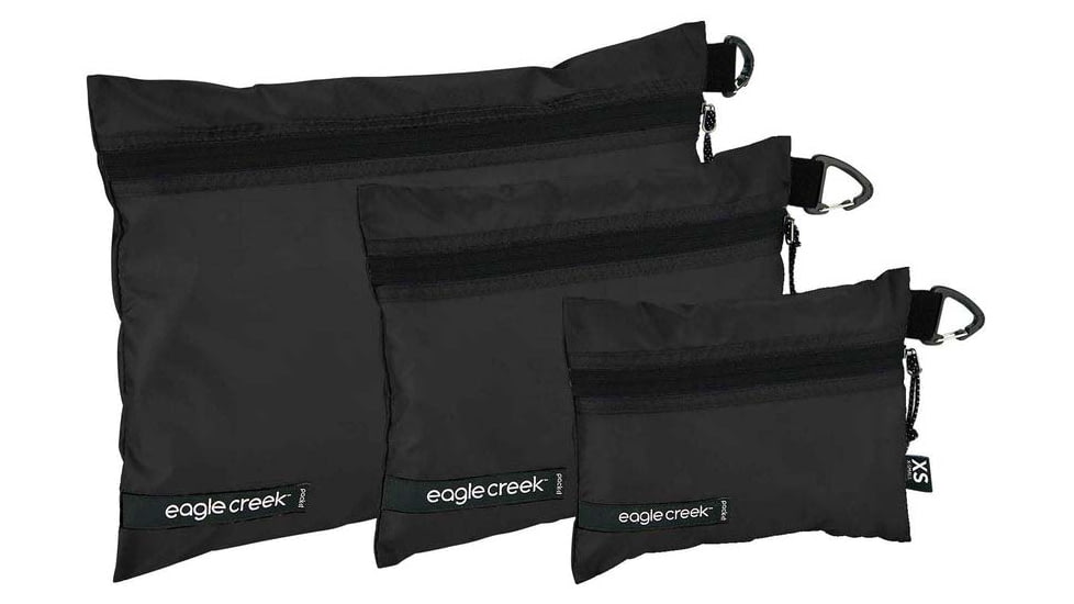 Eagle Creek Pack-It Isolate Sac Set, Black, Extra Small/Small/Medium, EC0A48YL010
