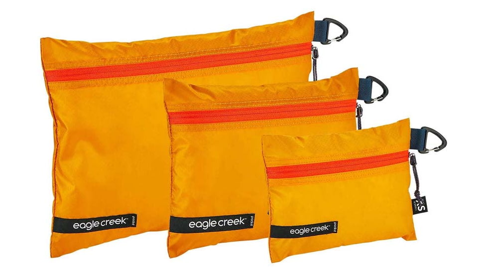 Eagle Creek Pack-It Isolate Sac Set, Sahara Yellow, Extra Small/Small/Medium, EC0A48YL299
