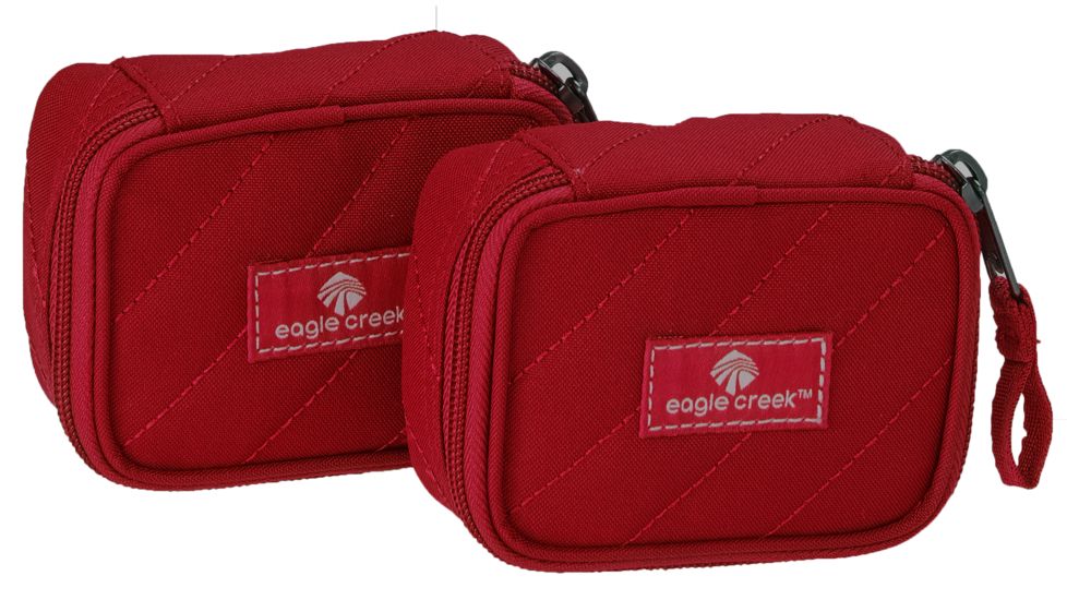 Eagle Creek Pack-It Original Quilted Mini Cube Set, Red Fire, EC0A37G3138