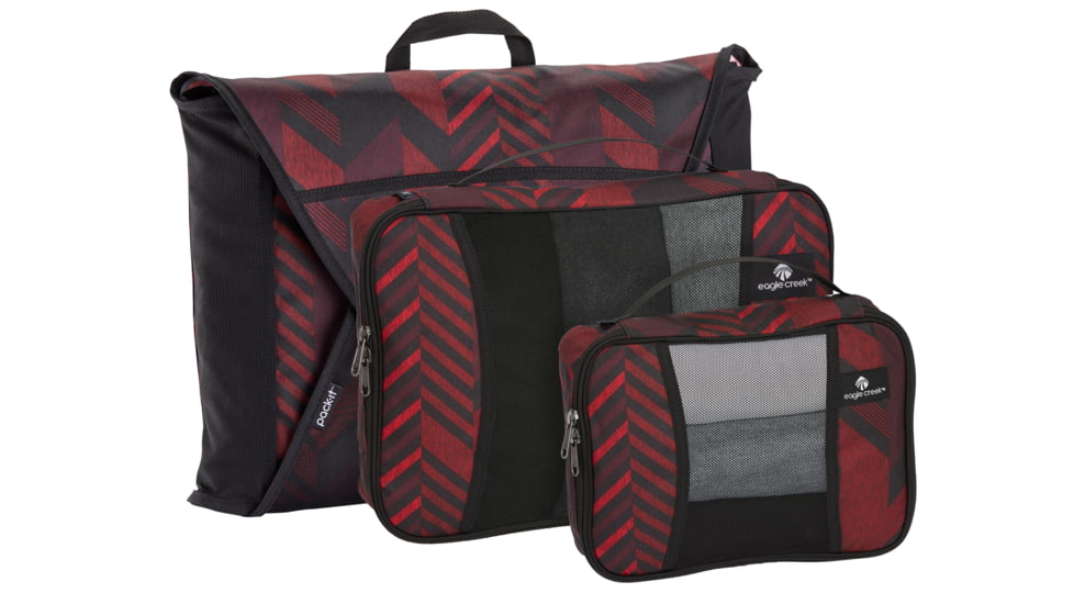 Eagle Creek Pack-It Original Starter Set, Tribal Irregularity Red EC041193250