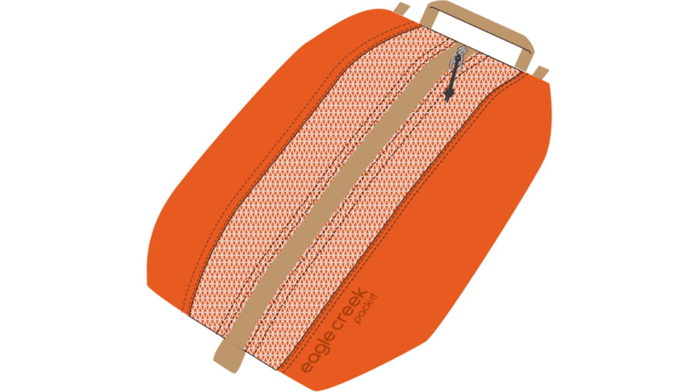 Eagle Creek Pack-It Reveal Shoe Sack, Mandarin, One Size, EC040429820