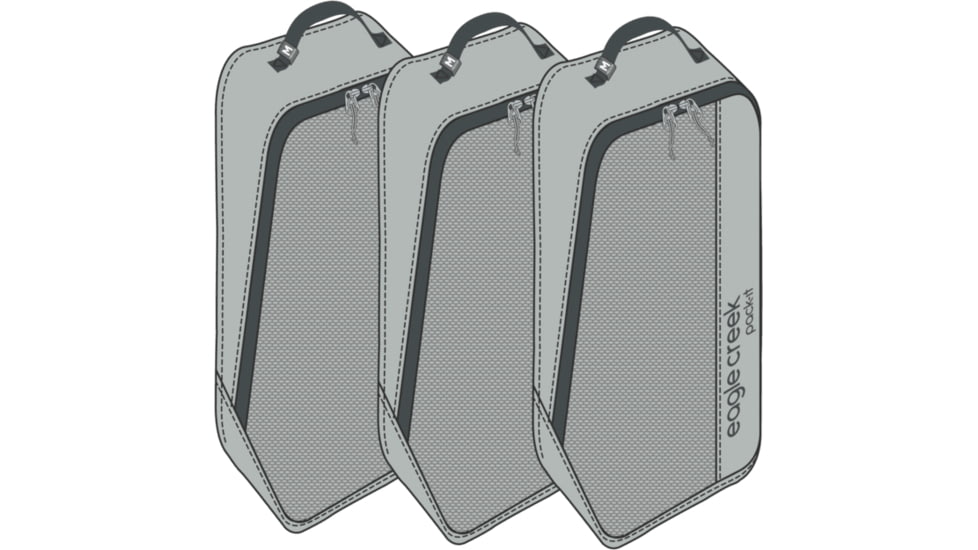 Eagle Creek Pack-It Reveal Slim Cube Set, Storm Grey, Medium, EC050407367