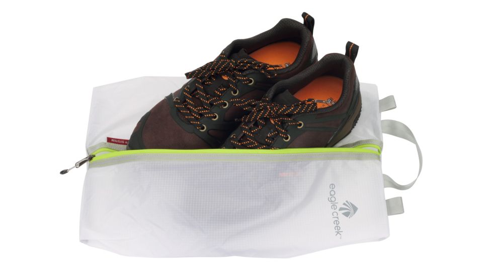 Eagle Creek Pack-It Specter Shoe Sac-White/Strobe