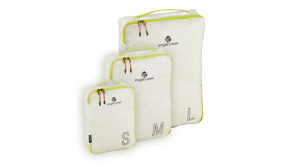 Eagle Creek Pack-It Specter Tech Cube Set, White/Strobe, S/M/L EC0A3CXG002