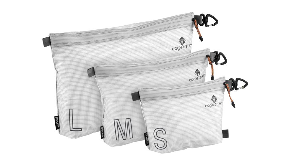 Eagle Creek Pack-It Specter Tech Sac Set, Black/White, S/M/L EC0A3CWZ233