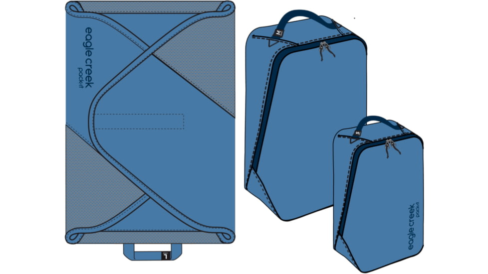 Eagle Creek Pack-It Starter Set, Blue Dawn, One Size, EC050408424