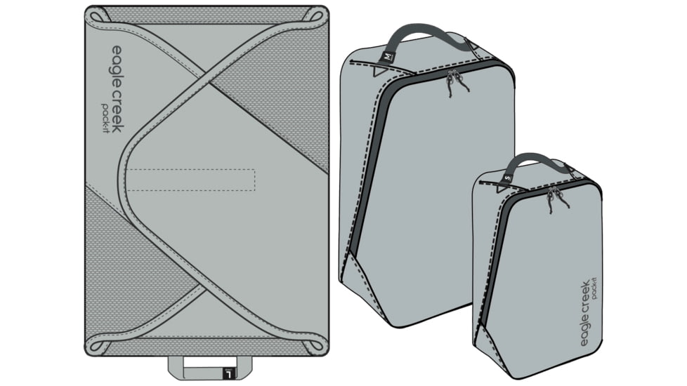 Eagle Creek Pack-It Starter Set, Storm Grey, One Size, EC050408367