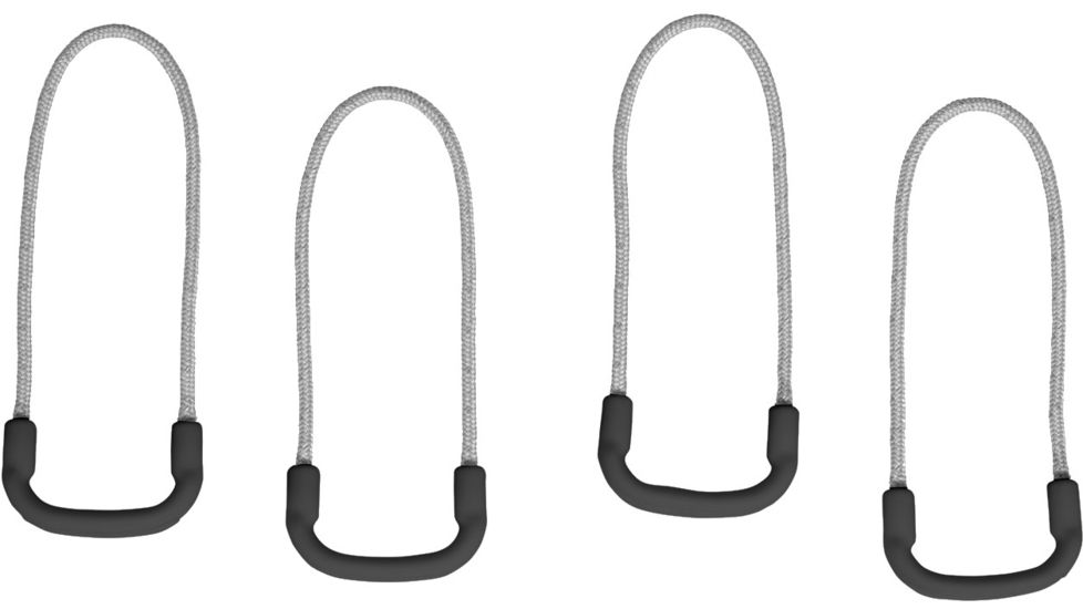 Eagle Creek Reflective Finger Loop Zipper Pull Set-Black