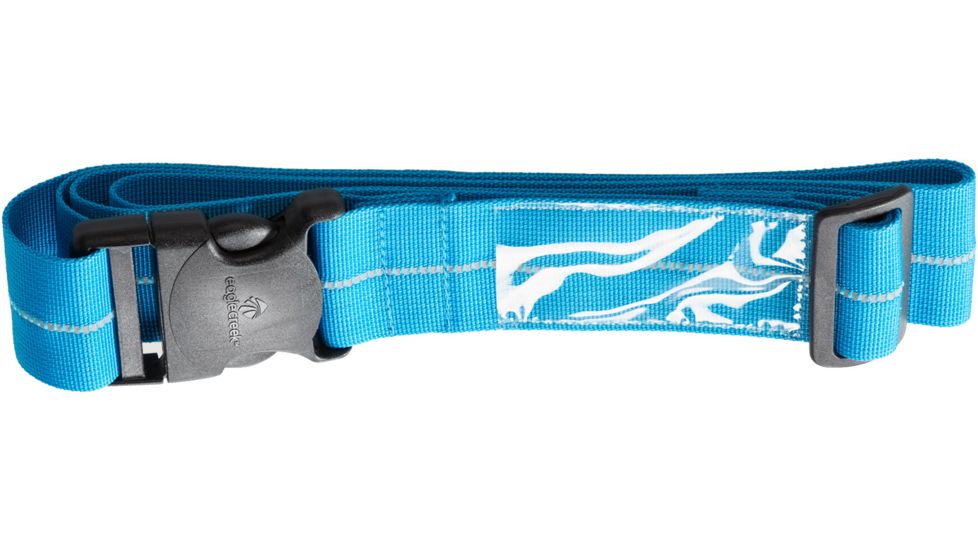 Eagle Creek Reflective Luggage Strap-Brilliant Blue