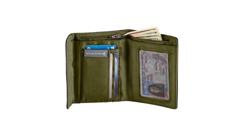Eagle Creek Rfid International Tri-Fold Wallet, Jet Black, EC0A3SC2281