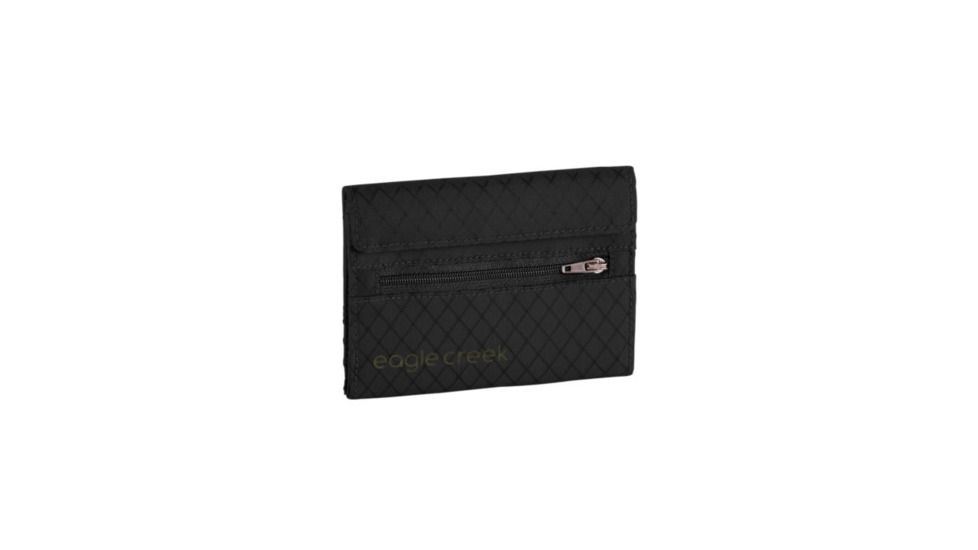 Eagle Creek Rfid International Tri-Fold Wallet, Jet Black, EC0A3SC2281