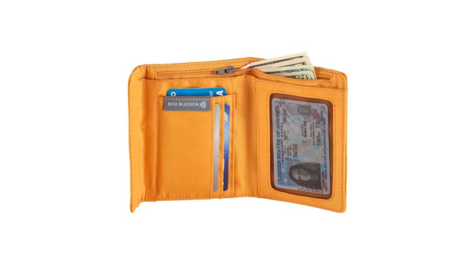 Eagle Creek Rfid International Tri-Fold Wallet, Sahara Yellow, EC0A3SC2299