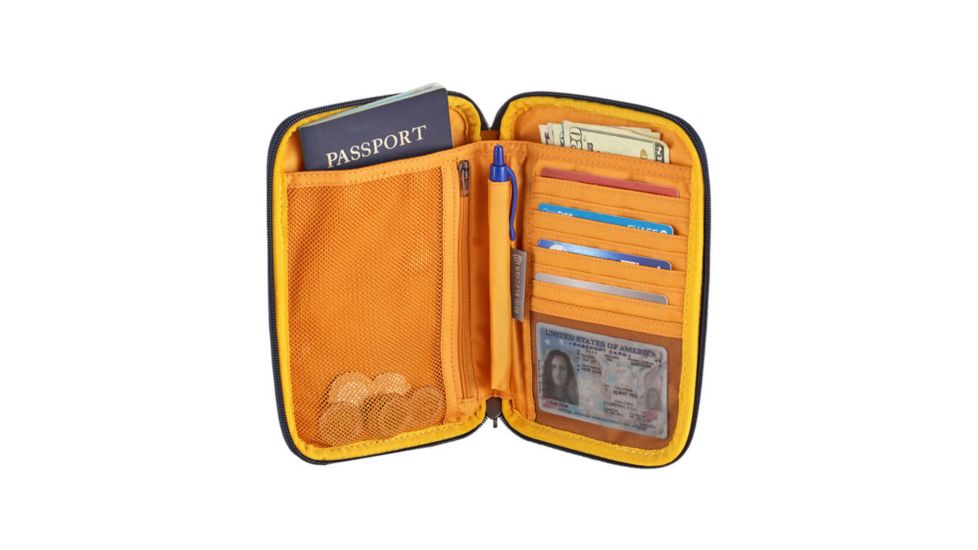 Eagle Creek Rfid Travel Zip Organizer, Sahara Yellow, EC0A3SB3299