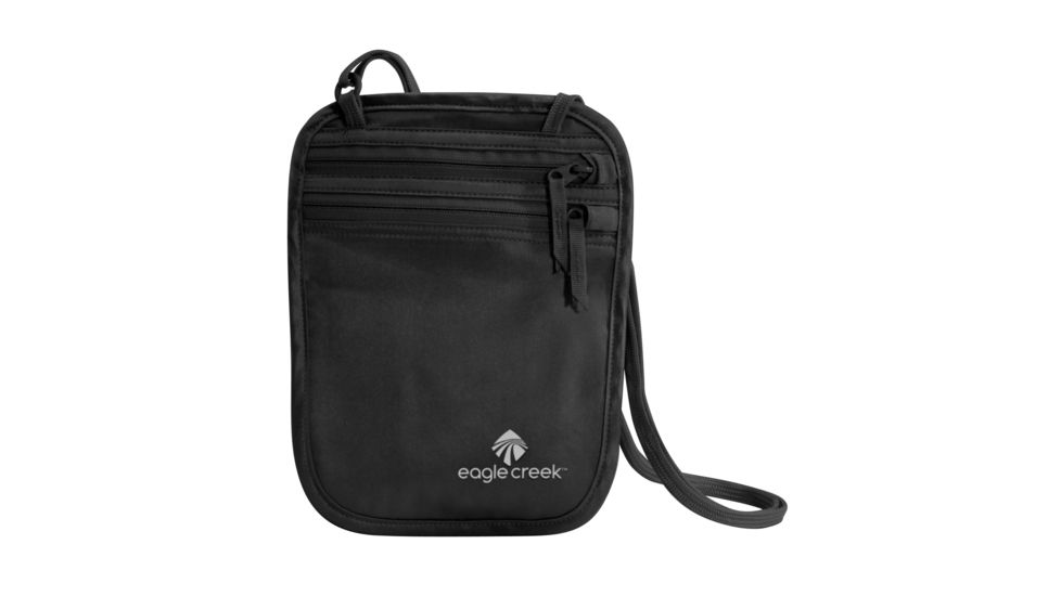 Eagle Creek Silk Undercover Neck Wallet, Black, EC041122010