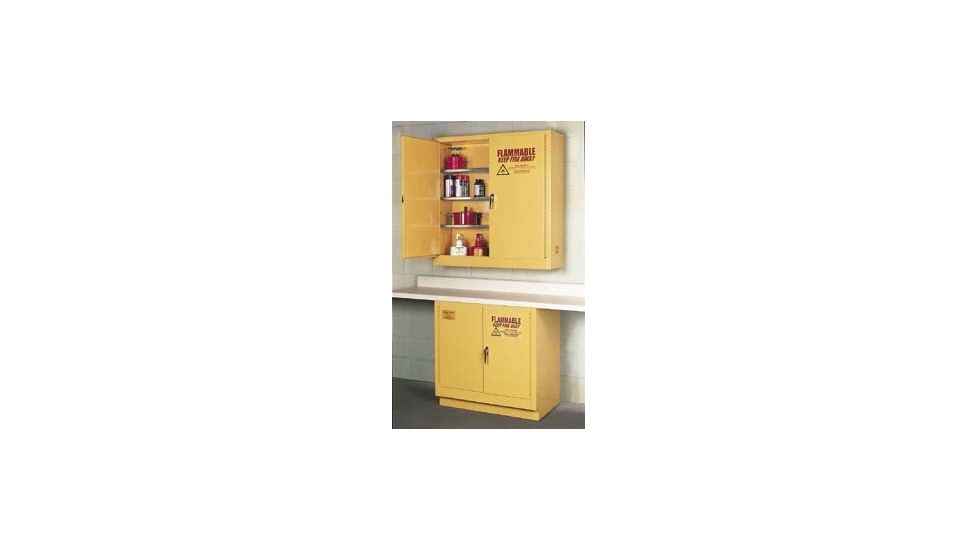 Eagle Manufacturing Wall Mount and Undercounter Safety Storage Cabinets, Eagle Manufacturing 1971 Undercounter Cabinet, Manual Doors
