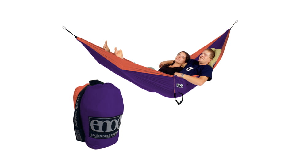 Eagle's Nest Outfitters Double Nest Hammock-Orange/Violet