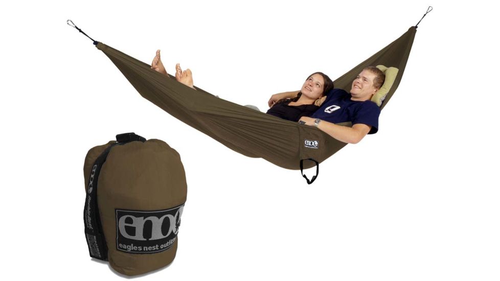 Double Nest Hammock-teal/khaki