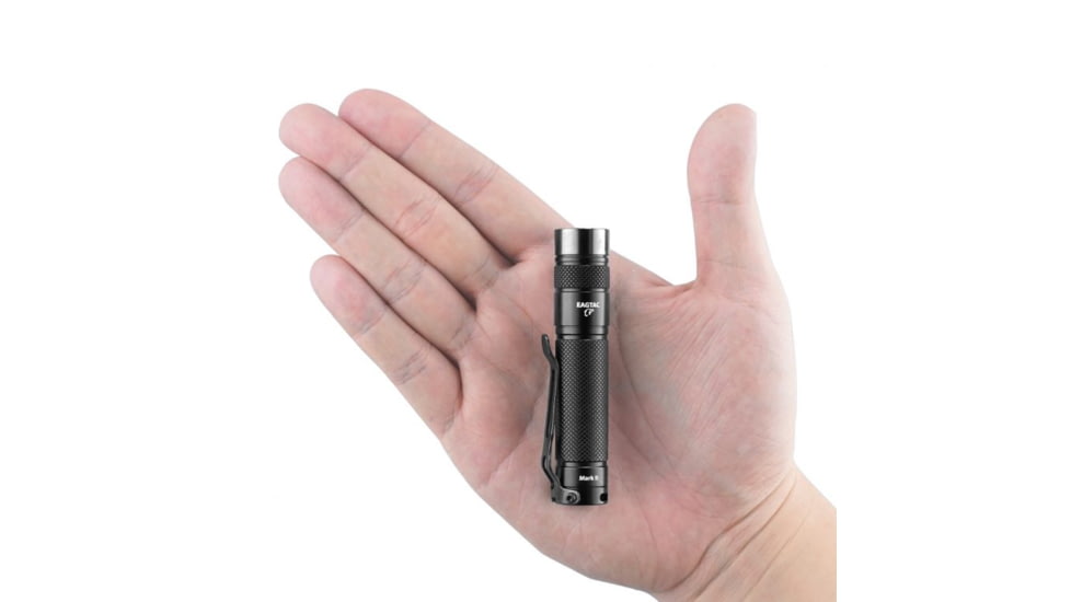 EAGTAC D25A RC MKII Flashlight, UV-365nm LED, 1500mW, Black, D25A-CLICKY-MKII-UV-365nm