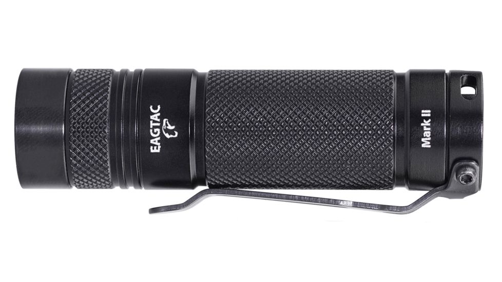 EAGTAC D25C RC MKII Flashlight, XM-L2 U4 CW LED, 800lm, Black, D25C-CLICKY-MKII-XML2-CW