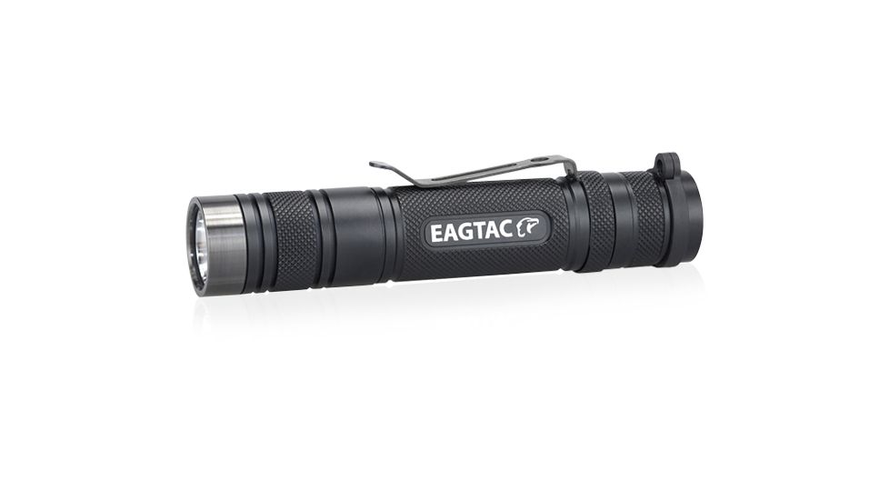 Eagtac D25LC2 Clicky XML2 U4 LED Flashlight, Black, Medium, D25LC2RCXML2