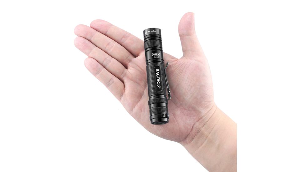 EAGTAC D25LC2 RC MKII Flashlight, Nichia219C NW LED, 880lm, Black, D25LC2-CLICKY-MKII-219C-NW