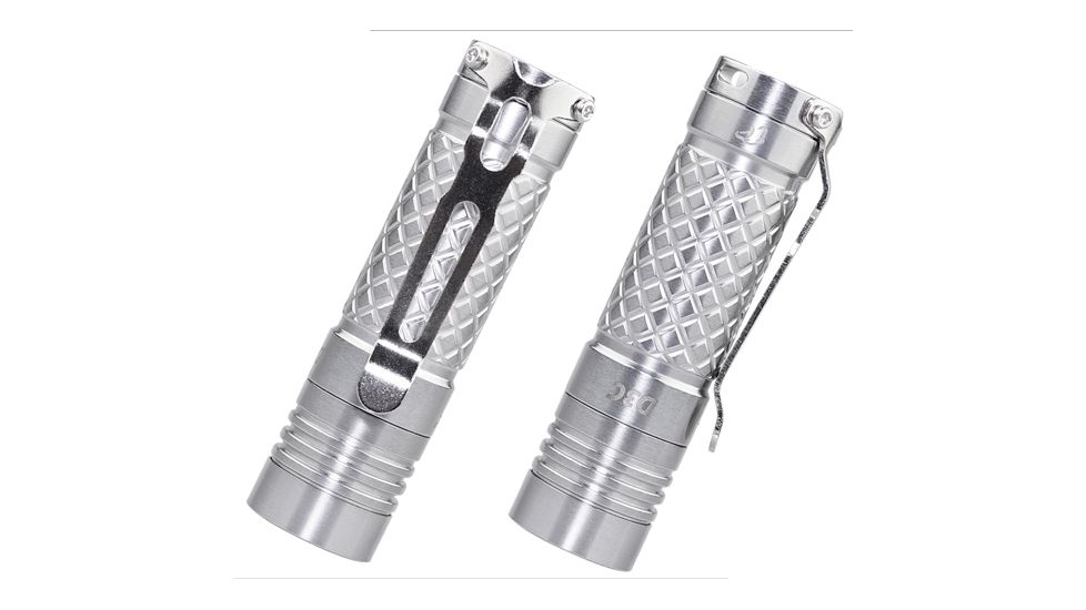 EAGTAC D3C RC TI Flashlight, XM-L2 U4 CW LED, 800lm, Silver, D3C-CLICKY-TI-XML2-CW